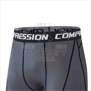 FANTASY WEAR OEM Top Trending & Durable <b>Men</b>’s Athletic Tight Fit <b>Compression</b> <b>Shorts</b> Gym Running <b>Shorts</b> CE ISO Certified - Product Image 2