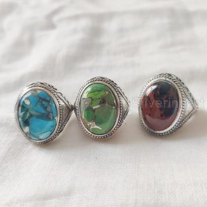 Wholesale <b>Mens</b> <b>Ring</b> Natural Tourmaline <b>Ruby</b> Lapis Onyx Rutile Garnet Gemstone Turkish <b>Ring</b> Jewelry 925 Sterling Silver <b>Ring</b> - Product Image 3