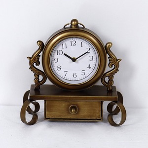 Grande réduction : Horloges de table en métal à mouvement mécanique à piles, design moderne, étanches, écologiques, avec fonction alarme - Product Image 5