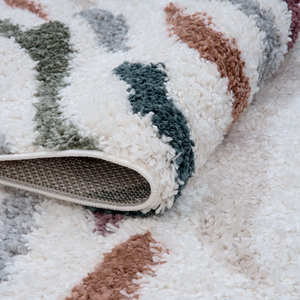 Netline Home Moodi Plush Shaggy Multicolour Rectangle <b>Rug</b> for Living Room Bedroom & <b>Hallway</b> - Product Image 4