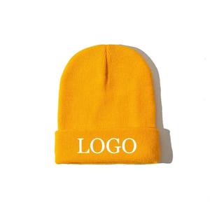 Offre Spéciale extérieur tricoté bonnet pour hommes femmes conception personnalisée bonnets crâne casquettes à revers hiver chapeau bonnet - Product Image 4