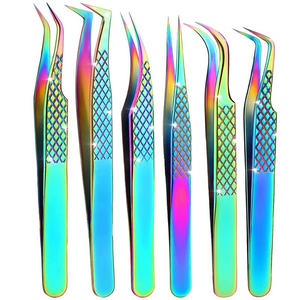 Pince à cils Plasma en acier inoxydable avec pointe pointue, volume sourcils, logo personnalisé fait à la main - Product Image 5