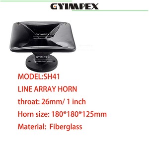 1 inch Throat Difusores Horns 180*180*125mm Fiberglass Wave Guide Horn Parts Difusor For Line Array Speaker Line Array Horn - Product Image 2