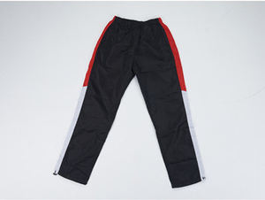 Pantalones deportivos de nailon holgados de alta calidad para hombre, último diseño con sublimación roja, pantalones de jogging informales de retazos - Product Image 5