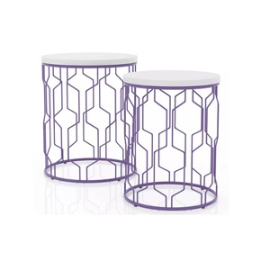 Muebles de mesa de hotel de diseño moderno con mesa de pie de metal de alta calidad superior de mármol blanco para cafetería precio al por mayor - Product Image 4