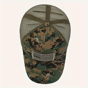 Gorra de camuflaje con panel Original de alta calidad para hombre, sombreros ajustados de marca con logotipo personalizado para esquí al aire libre y escenas de pesca Vietnam - Product Image 3