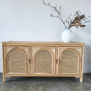 Modular kitchen <b>rattan</b> cupboard cabinets dining room <b>sideboard</b> cabinet storage cupboards for wholesale - Product Image 6
