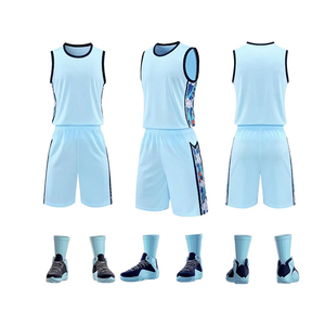 Sublimación de poliéster en blanco de buena calidad, ropa de baloncesto personalizada, camiseta de práctica deportiva, camiseta de baloncesto personalizada - Product Image 4