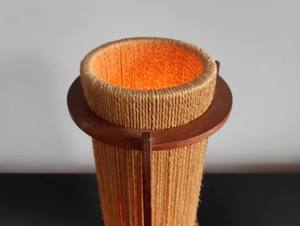 โคมไฟหวายสไตล์ยุโรปฝรั่งเศสแบบเรียบง่าย ดั้งเดิม ธรรมชาติ ทำด้วยมือ ปรับขนาดได้ ตกแต่งบ้านสำหรับห้องนั่งเล่นและห้องรับประทานอาหาร - Product Image 2