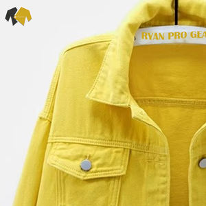 Chaqueta Vaquera para Mujer, Ropa Exterior Informal de Primera Calidad, Diseño de Logotipo Personalizado, Estándar de Exportación de Alta Calidad - Product Image 6