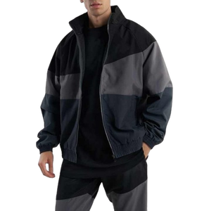 Custom Nylon Polyester Winter Tracksuit Two-Piece Jogging Windbreaker <b>Jacket</b> Set Unisex Anti-Bacterial Lightweight - Product Image 2