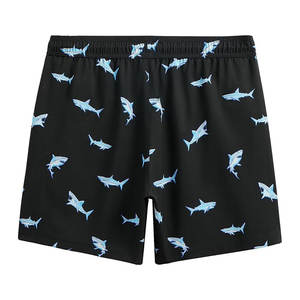 2025 hommes Double couche Compression Shorts de plage séchage rapide 2-en-1 maillot de bain Logo personnalisé taille moyenne Anti-rides décontracté - Product Image 2