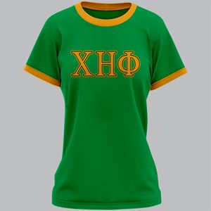 Custom Chi Eta Phi Sorority ropa bordada camisa de manga corta señoras camisetas al por mayor verano Camisetas - Product Image 6