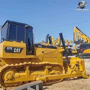 Bulldozer CAT D7G d'occasion en bon état et abordable, avec chenilles Caterpillar, pour les travaux de construction lourds - Product Image 4