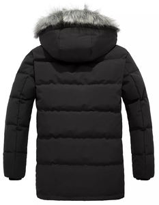 Personnalisé Élégant Léger 100% Coton Toile Bulle Veste pour Hommes Col Montant Coupe-Vent À La Mode High Street Hiver Style - Product Image 4