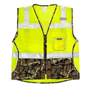 เสื้อกั๊กสะท้อนแสงสำหรับผู้ชายและผู้หญิงเสื้อกั๊กทำงานสำหรับฤดูใบไม้ร่วงเสื้อกั๊กรักษาความปลอดภัยสะท้อนแสงระบายอากาศได้ดีปรับแต่งได้ - Product Image 2