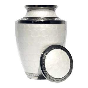 Urne funéraire en aluminium artisanale, support OEM, dernières urnes funéraires américaines pour cendres, urnes pour adultes faites à la main, 2026 - Product Image 4