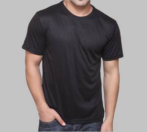 Venta al por mayor de Camisetas Personalizadas de poliéster con cuello redondo Camisetas lisas Camisetas unisex Fabricantes de camisetas de media manga con cuello redondo para hombres - Product Image 2