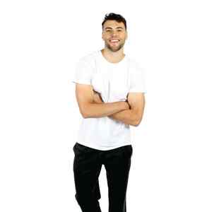 Pantalon de survêtement en éponge française brodé personnalisé pour hommes High Street Fleece Flare Casual Streetwear avec impression bouffante 3D Streetwear - Product Image 3