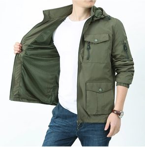 Casual Wear Custom Men Windbreaker Jackets High Quality and Cheap Price Jackets for Mens - Product Image 4