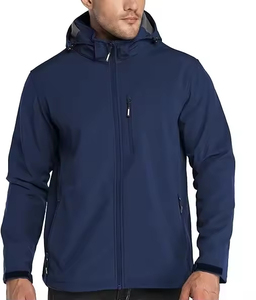 2025 New Unisex Men's Winter Quilted Hooded <b>Canvas</b> <b>Jackets</b> Front Custom Colors Polyester Material Quick Dry Breathable OEM - Product Image 2