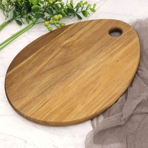 Tabla de cortar de madera de acacia con mango, tabla de cortar de queso duradera, paleta de servicio de madera de primera calidad - Product Image 1