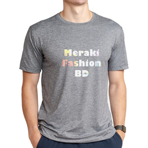 Nuevas camisetas de algodón tejidas lisas personalizadas de OEM para hombre, ropa de manga corta de talla grande, logotipo de marca impreso directo de fábrica de Bangladesh - Product Image 5