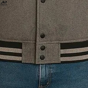 Vestes universitaires pour homme à prix d'usine, en toile, col en V, veste de haute qualité pour homme, service OEM, vestes universitaires - Product Image 5