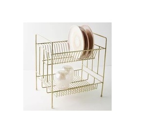 Estante de almacenamiento de mostrador de gabinete apilable extensible de artículos para el hogar Simple de Metal de alta calidad, organizador de estante de cocina - Product Image 3