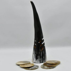 Posavasos de Cuerno de Buey de Excelente Calidad 100%, Posavasos de Lujo Ecológico de Cuerno de Buey, Nuevo Diseño para Uso en el Hogar, Restaurante, Hotel y Oficina - Product Image 2