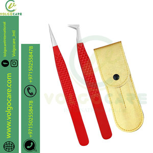 Pinzas de Punta inclinada de precisión profesional 2024 fabricadas con acero inoxidable disponibles en todos los colores y estilos - Product Image 3