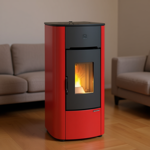 Estufa de Pellets MARIELLA AD Bordeaux de 5 Estrellas y 7kW, Clase A+, 1295901 - Product Image 3