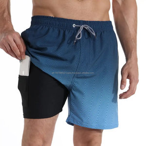 Pantalones Cortos Deportivos para Hombre Mono Riders, al por Mayor, con Logotipo Personalizado, de Nailon/Algodón, con Cordón Ajustable, Decoración con Estampado, Lona Negra - Product Image 6