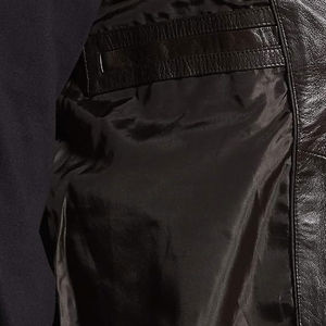 Chaqueta de cuero para hombre para motorista desgastada piel de cordero genuina material de alta calidad precio al por mayor chaqueta de cuero de piel de oveja para hombre - Product Image 5