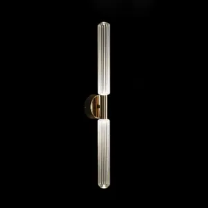 Applique murale LED PolarisGlare moderne 6W/12W, corps en cuivre, appliques murales intérieures pour salon, style contemporain, lampe murale - Product Image 4