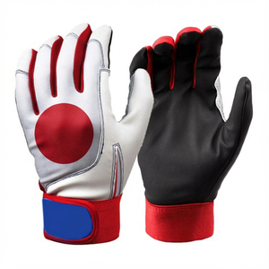 ถุงมือตีซอฟต์บอลแบบขายส่งลายธงชาติแบบกำหนดเอง ลายกราฟิกของตัวเอง หนังทนทาน ป้องกันแรงกระแทก ถุงมือตีเบสบอล - Product Image 5