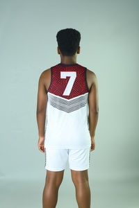 Tenues de sport, ensembles de maillots de basket-ball, respirants, légers, séchage rapide, sans manches, grande taille, personnalisables, unisexes, adultes - Product Image 2