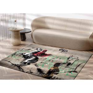 Alfombra Banksy Horse Rider: Alfombra Antideslizante con Diseño de Graffiti, con Pelo Suave - Product Image 3