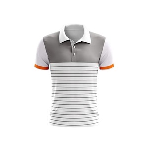Polo de gran tamaño para hombre, impresión personalizada por sublimación, manga corta, secado rápido, algodón, fabricante OEM disponible - Product Image 5