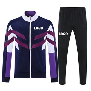 Survêtements de sport pour hommes 2 pièces, entièrement zippés, respirants, 100 % coton, personnalisables, haute qualité, faible MOQ, vente en gros - Product Image 5