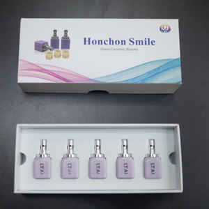 Vetro dentale in ceramica Honchon sorriso, vetro dentale materiale ceramico per Cadcam sistema di vetro disilicato di litio - Product Image 6