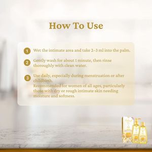 Lavado Íntimo Diario de Manzanilla Fresca, Cuidado Hidratante, Higiene Íntima Suave, Confort Suave, pH Equilibrado, Fórmula Natural - Product Image 6