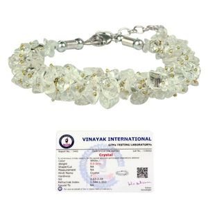 Pulsera de Cuentas de Piedra de Cristal Natural, Tamaño Ajustable - Product Image 4