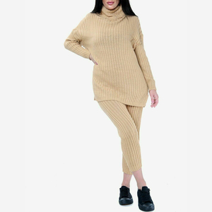 Custom Women New Cotton Polyester Tracksuit Sweatsuits Manufacturer Plus Size Hoodie and <b>Sweatpants</b> <b>Set</b> for Women - Product Image 5