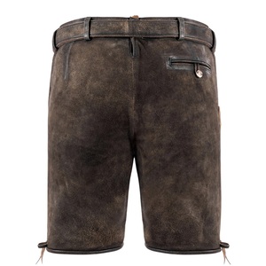 Venta al por mayor mejor proveedor diseño personalizado hombres Bavarian Lederhosen High Street cuero genuino Bavarian Lederhosen para bordado - Product Image 2