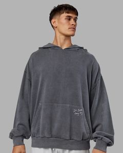 Sweat-shirts à capuche unisexes tendance Losefit de haute qualité, design streetwear personnalisé, imprimés surdimensionnés en coton pour hommes - Product Image 2