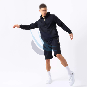 Nouvel arrivage Ensemble court à capuche de qualité supérieure Vêtements d'hiver confortables et décontractés avec motif uni - Product Image 6