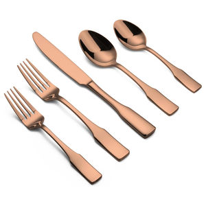 Lavish Cubiertos de acero pulido brillante Cubiertos Cuchara 15 piezas Juego de cubiertos de grado alimenticio de nuevo diseño Buen precio Acero con espejo - Product Image 6