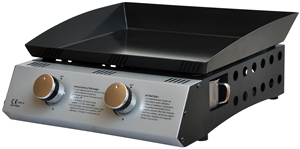 Hiện đại cao cấp sang trọng thép khí plancha Tabletop 2-burner - Product Image 1