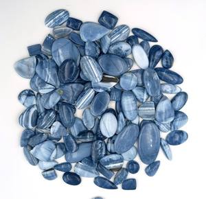 Vente en gros de cabochon en opale bleue naturelle de forme et de taille mixtes pour la fabrication de bijoux - Product Image 1